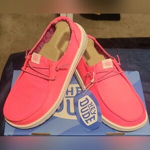 Hey Dude Wendy Slip-Ons "41281-680", New In Original Box! Womens 6.5/Kids 5